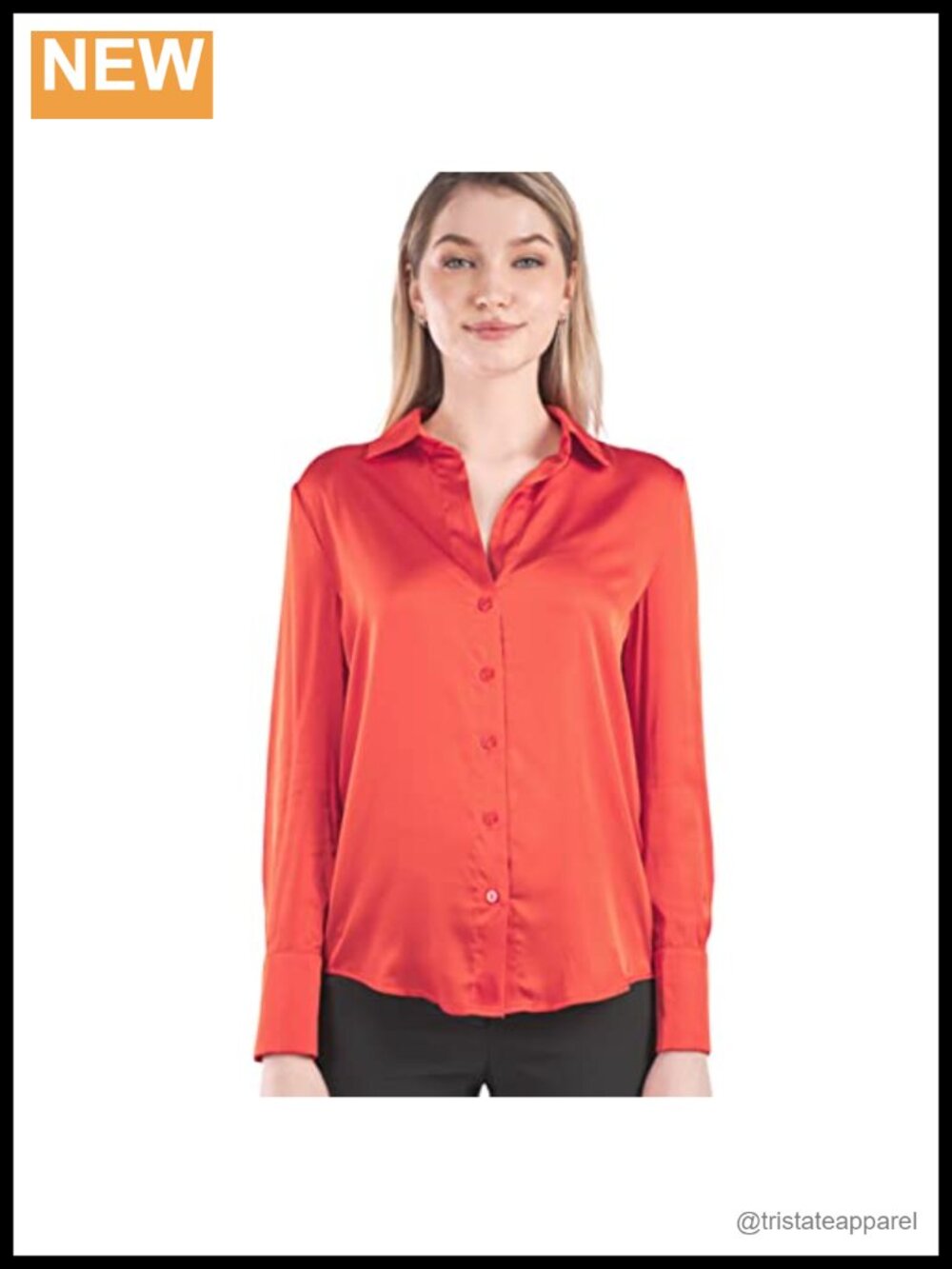 Women's Long Sleeve Patterned Button Down Shirt Office Work Business